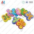 Butterfly luxury sponge exfoliating bath scrubber sponge